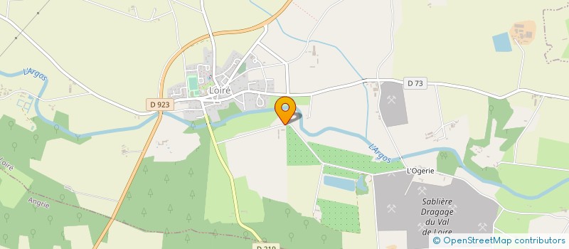 localisation de l'entreprise SCEA DE LA DENIOLAY PEROUSSAY à LOIRE