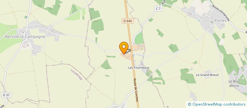 localisation de l'entreprise SCEA DE LA DIGUE à FAVEROLLES-LA-CAMPAGNE