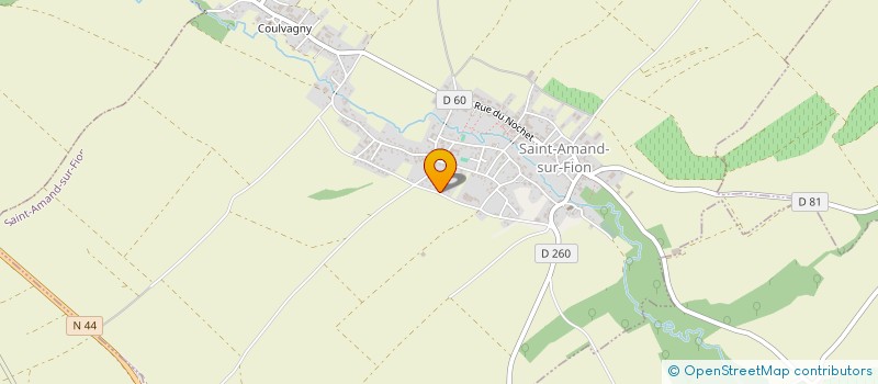 localisation de l'entreprise SCEA DE LA DIME à SAINT-AMAND-SUR-FION
