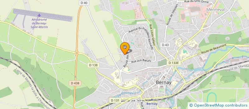 localisation de l'entreprise SCEA DE LA FACTIERE à BERNAY