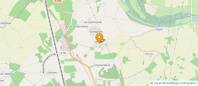 localisation de l'entreprise SCEA DE LA FAYE à MARSAC