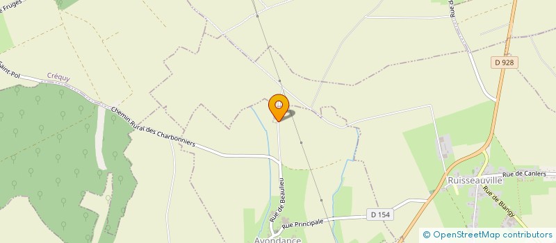 localisation de l'entreprise SCEA DE LA FERME DE BEAULIEU  AVONDANCE