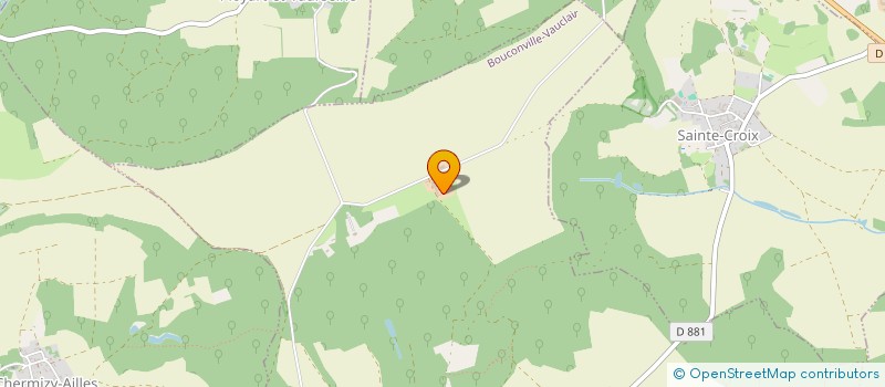 localisation de l'entreprise SCEA DE LA FERME DE LA BOVE  BOUCONVILLE-VAUCLAIR