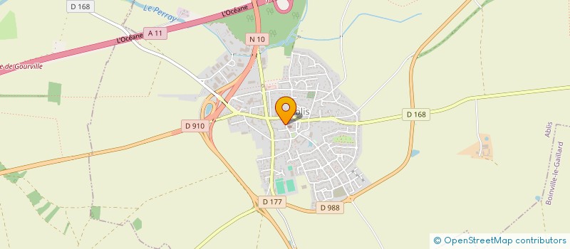 localisation de l'entreprise SCEA DE LA FERME DE LA RECETTE à ALLAINVILLE