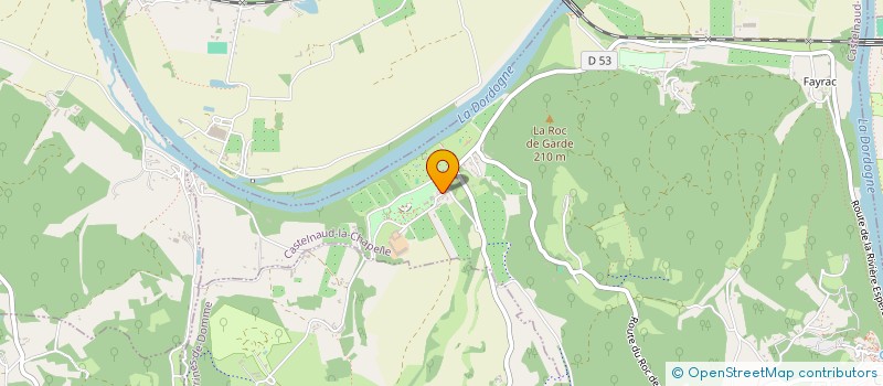 localisation de l'entreprise SCEA DE LA FERME DES MILANDES à CASTELNAUD LA CHAPELLE