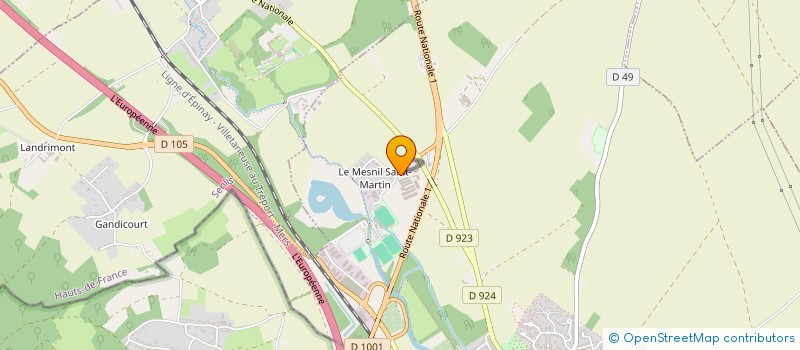 localisation de l'entreprise SCEA DE LA FERME DES TUILERIES  CHAMBLY