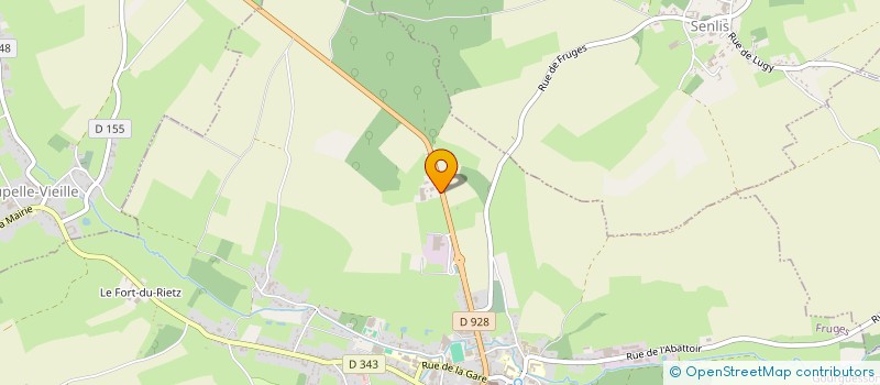 localisation de l'entreprise SCEA DE LA FERME DU BEAU SEJOUR  FRUGES