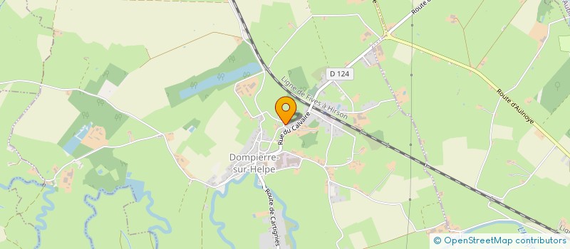 localisation de l'entreprise SCEA DE LA FERME DU BOIS  DOMPIERRE-SUR-HELPE