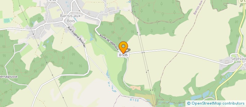 localisation de l'entreprise SCEA DE LA FERME DU CROTOIR  BARISIS-AUX-BOIS