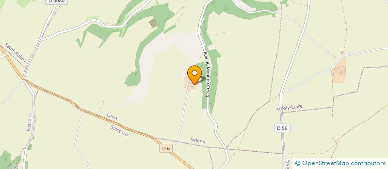 localisation de l'entreprise SCEA DE LA FERME DU MONT DU CROCQ à SELENS