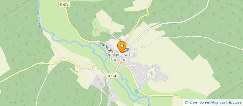 localisation de l'entreprise SCEA DE LA FERME SAINT MARTIN à DOULAINCOURT-SAUCOURT