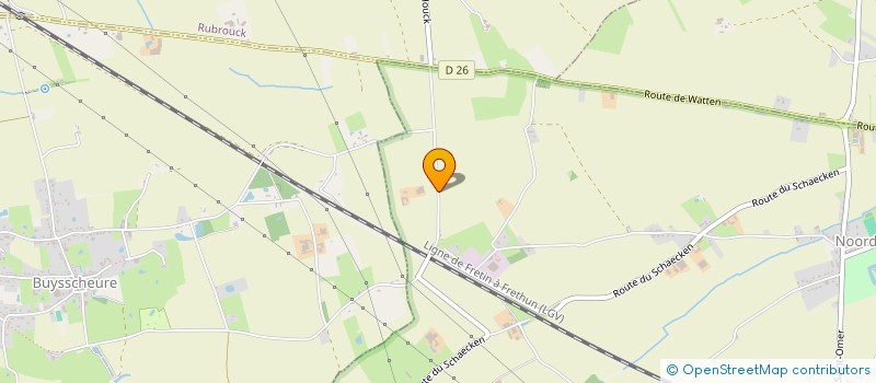 localisation de l'entreprise SCEA DE LA FERME SAINTE ANNE  NOORDPEENE