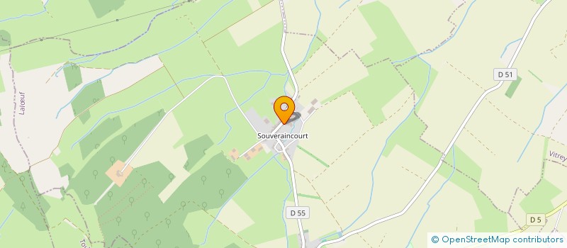 localisation de l'entreprise SCEA DE LA FEUILLEE à LALŒUF