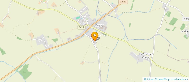 localisation de l'entreprise SCEA DE LA FOLIE à DIGNY