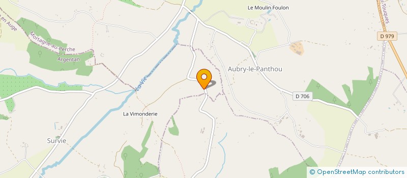 localisation de l'entreprise SCEA DE LA FONTAINE à GOUFFERN EN AUGE