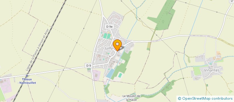 localisation de l'entreprise SCEA DE LA FONTAINE à JUILLY