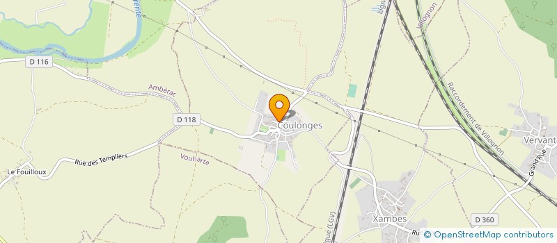 localisation de l'entreprise SCEA DE LA FONTAINE à GENAC-BIGNAC