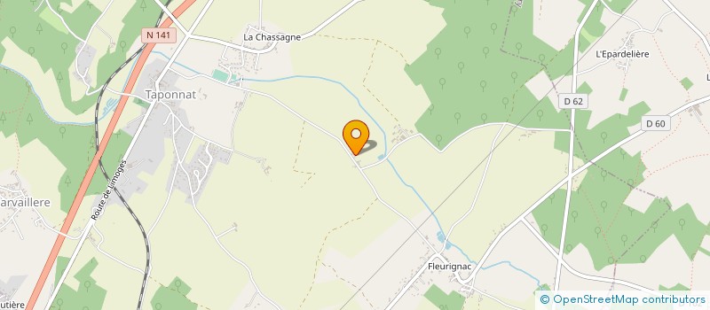 localisation de l'entreprise SCEA DE LA FONTAINE à TAPONNAT-FLEURIGNAC