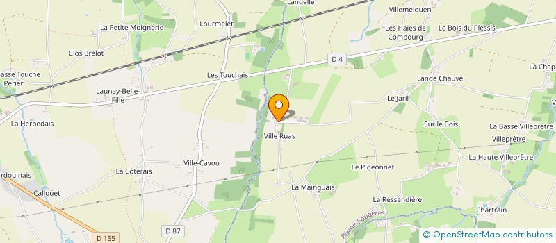 localisation de l'entreprise SCEA DE LA FORET à TRANS-LA-FORET