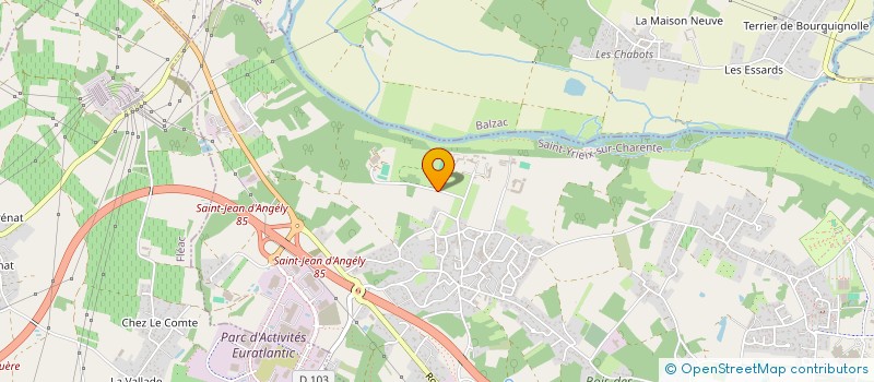 localisation de l'entreprise SCEA DE LA FORET à SAINT-YRIEIX-SUR-CHARENTE