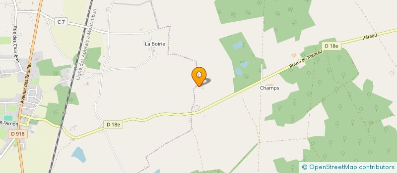 localisation de l'entreprise SCEA DE LA FORGE MAILLET à BRINAY