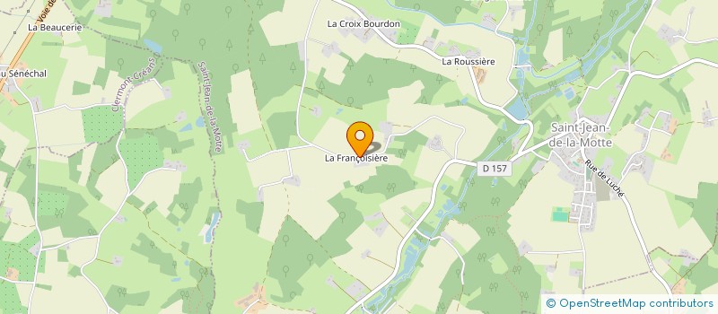 localisation de l'entreprise SCEA DE LA FRANCOISIERE à MANSIGNE