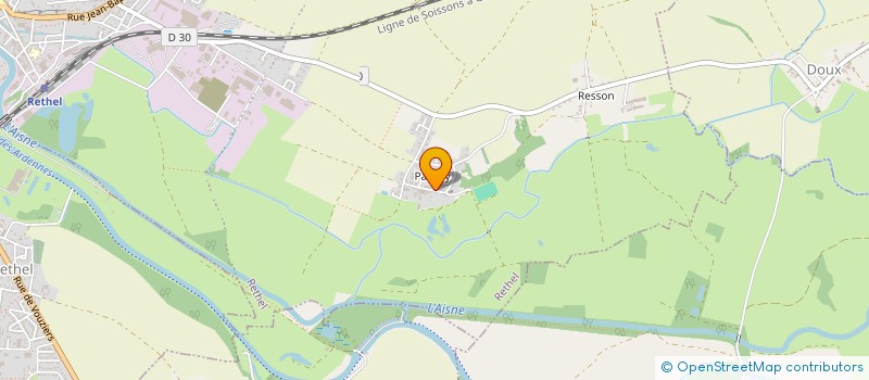 localisation de l'entreprise SCEA DE LA FRAYETTE à NANTEUIL-SUR-AISNE