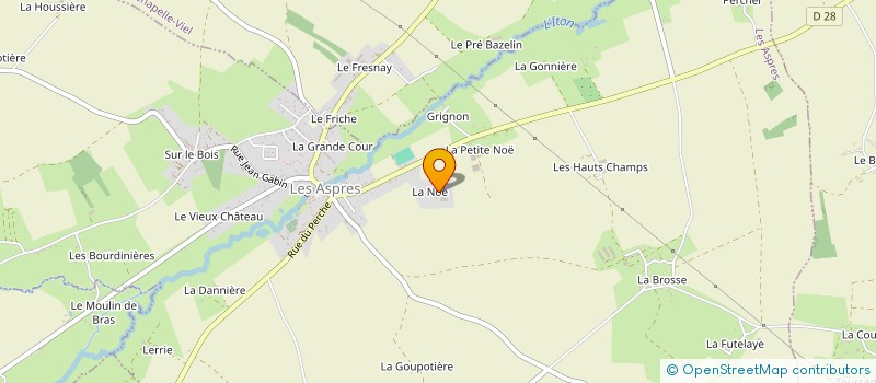 localisation de l'entreprise SCEA DE LA FRESNAYE à LA CHAPELLE-VIEL