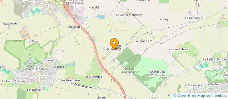 localisation de l'entreprise SCEA DE LA FRESNAYE à LONGUENEE-EN-ANJOU