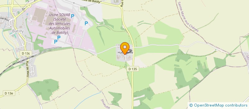 localisation de l'entreprise SCEA DE LA FRONTIERE  SAINT-AIL