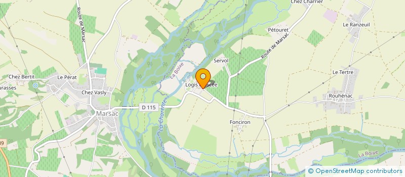 localisation de l'entreprise SCEA DE LA FRUITIERE  VARS