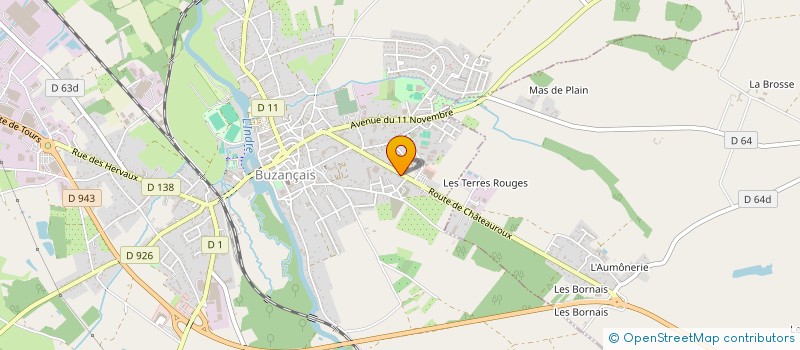 localisation de l'entreprise SCEA DE LA GARDE TESSEAU à SAINT-LACTENCIN