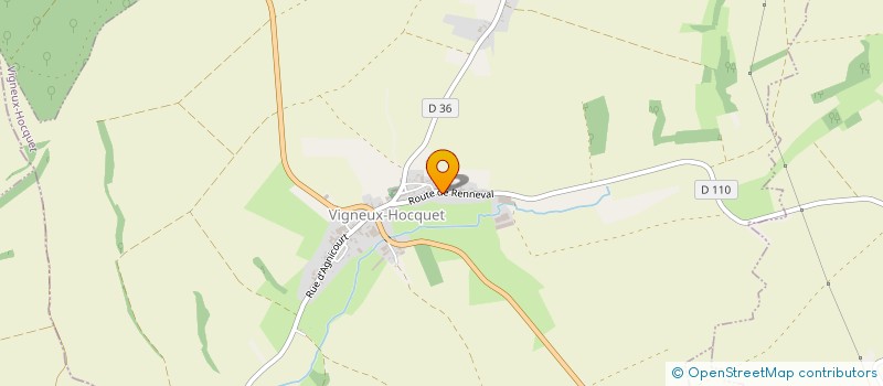 localisation de l'entreprise SCEA DE LA GARENNE  TAVAUX-ET-PONTSERICOURT