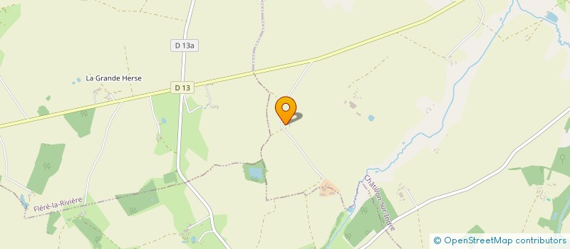 localisation de l'entreprise SCEA DE LA GIRAUDIERE à CHATILLON-SUR-INDRE