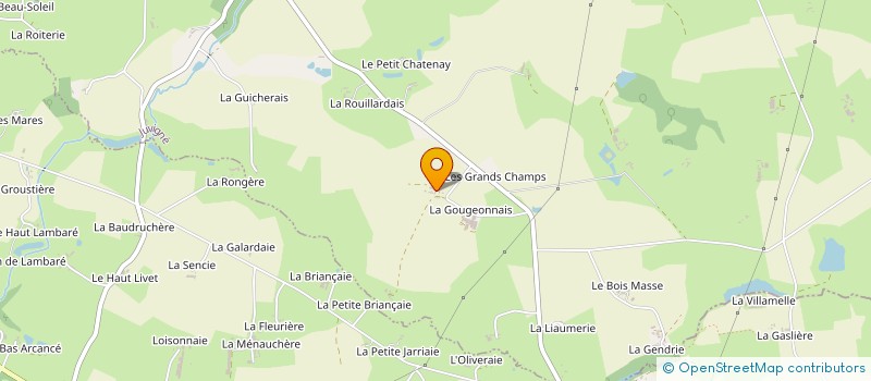 localisation de l'entreprise SCEA DE LA GOUGEONNAIS à JUVIGNE