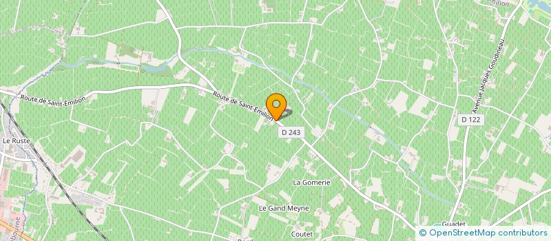 localisation de l'entreprise SCEA DE LA GRACE DIEU à SAINT-EMILION