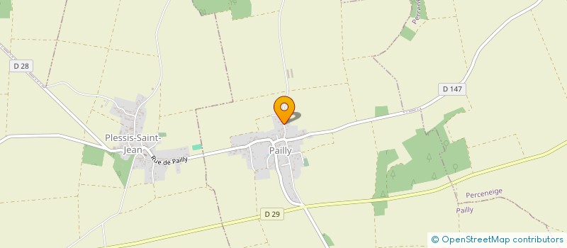 localisation de l'entreprise SCEA DE LA GRANDE HAIE à PAILLY