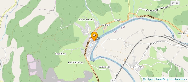 localisation de l'entreprise SCEA DE LA GRANDE TERRE  VERFEIL