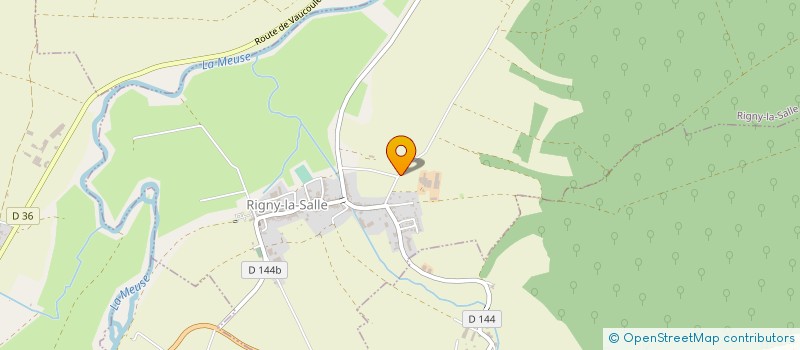 localisation de l'entreprise SCEA DE LA GRANDE VOUTE à RIGNY-LA-SALLE
