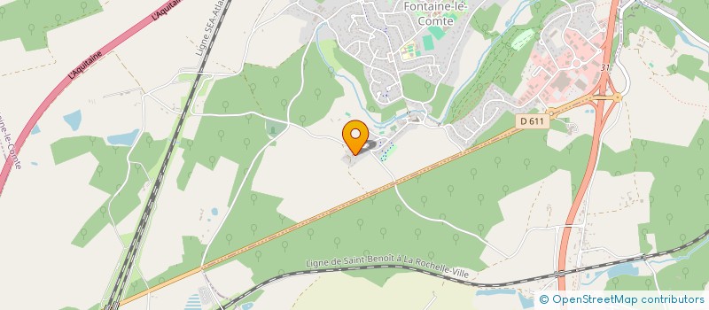 localisation de l'entreprise SCEA DE LA GRANGE  FONTAINE-LE-COMTE