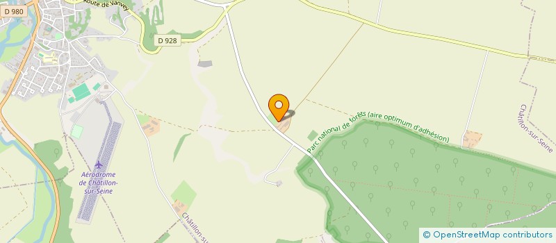 localisation de l'entreprise SCEA DE LA GRANGE EMERY à CHATILLON SUR SEINE