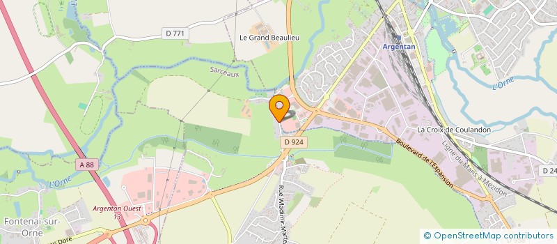 localisation de l'entreprise SCEA DE LA GRAVELLE à SARCEAUX