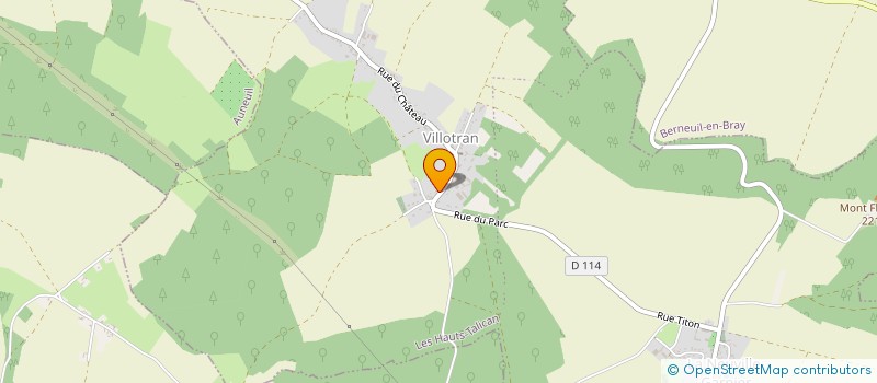 localisation de l'entreprise SCEA DE LA GRONDE  AUNEUIL