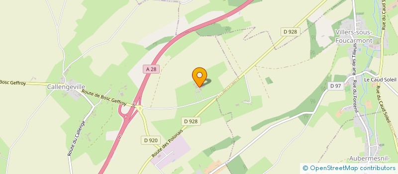 localisation de l'entreprise SCEA DE LA HAUTE BELLOY  CALLENGEVILLE