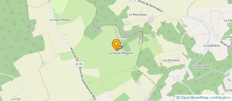 localisation de l'entreprise SCEA DE LA HAUTE METAIRIE  CANGEY