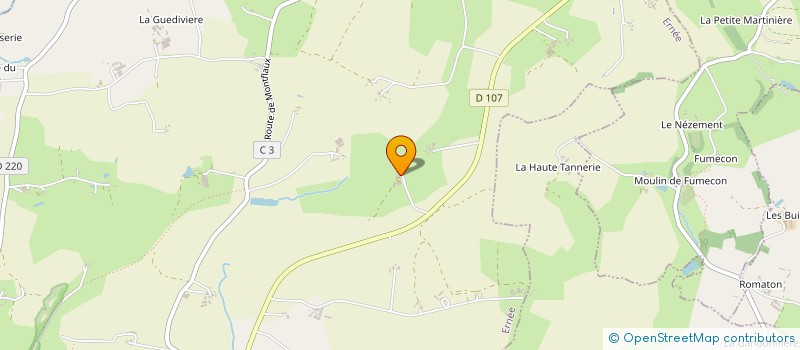 localisation de l'entreprise SCEA DE LA HAYE  SAINT-DENIS-DE-GASTINES