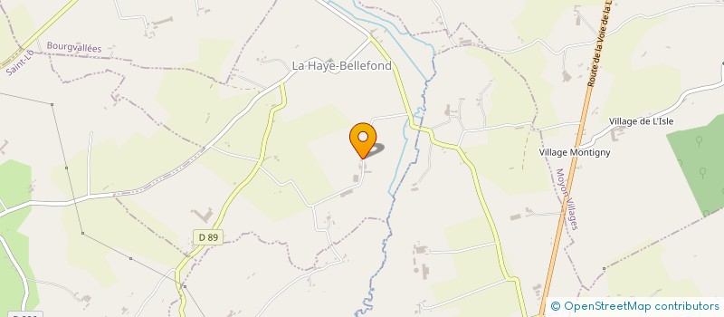 localisation de l'entreprise SCEA DE LA HULOTIERE  LA HAYE-BELLEFOND