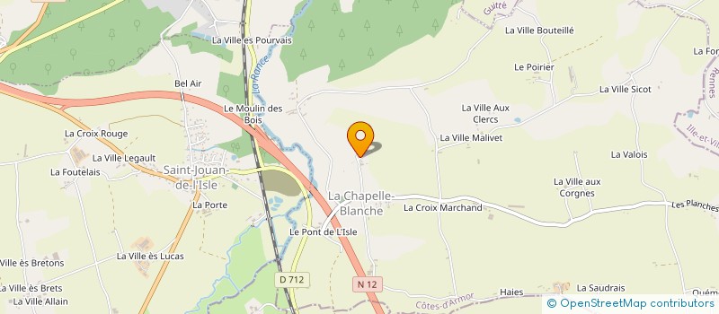localisation de l'entreprise SCEA DE LA HUNAUDIERE à LA CHAPELLE-BLANCHE