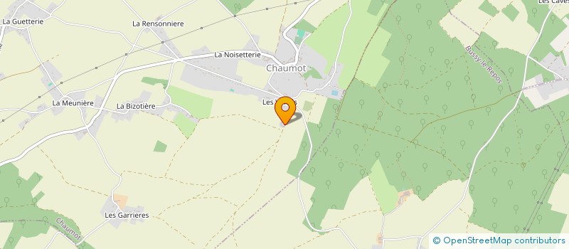 localisation de l'entreprise SCEA DE LA JARDINERIE à CHAUMOT