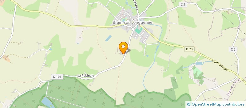 localisation de l'entreprise SCEA DE LA JULIERE à ERDRE-EN-ANJOU